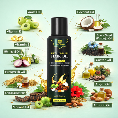 Crown Organic Hair Oil