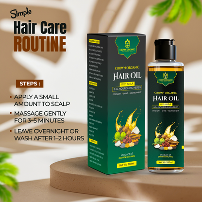 Crown Organic Hair Oil